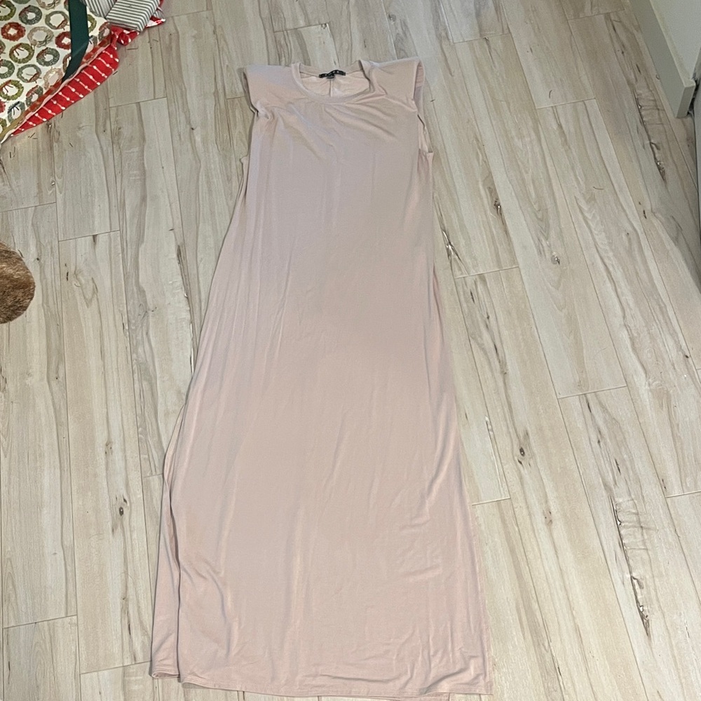 Chic Blush Maxi Dress